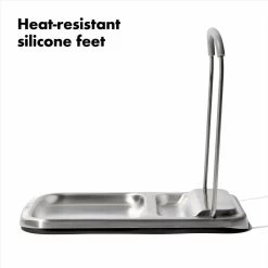 Stainless Steel Spoon Rest With Lid Holder -Kitchen Supply Store 13311700 8b 1