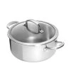 Stainless Steel Pro 5 Qt Casserole + Cover