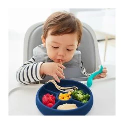 Kitchen Supply Store -Kitchen Supply Store blue divided plate