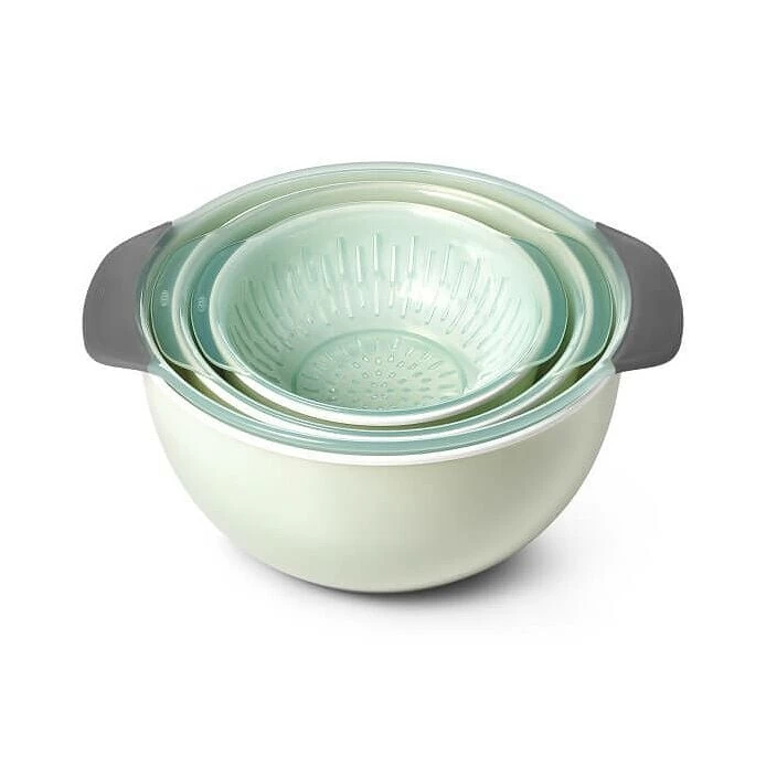 9 Piece Nesting Bowls & Colanders Set 2 9 Piece Nesting Bowls & Colanders Set - Image 2