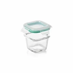 4 Piece Smart Seal Glass Mini Square Container Set -Kitchen Supply Store gg 11230300 5 1