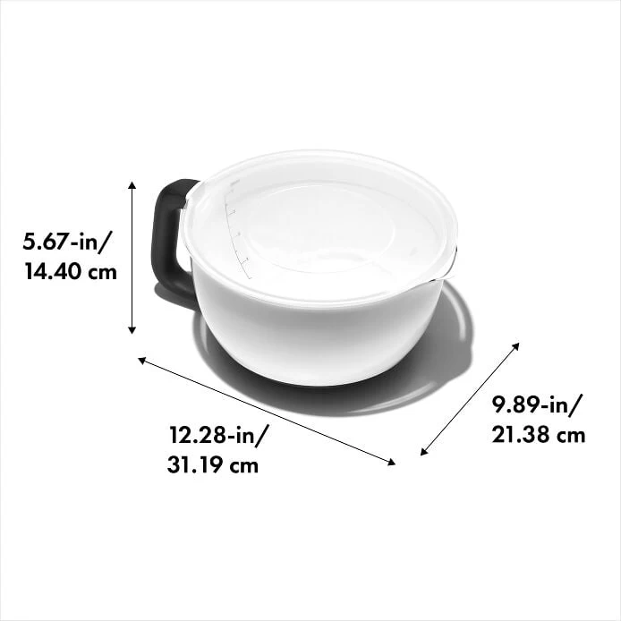 OXO Good Grips 4 QT./4 L. Batter Bowl With Lid 2 OXO Good Grips 4 QT./4 L. Batter Bowl With Lid - Image 2