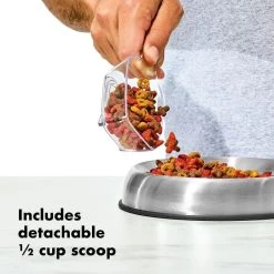 OXO Good Grips Pet POP Container – 6.0 Qt/5.7 L With Half Scoop -Kitchen Supply Store gg 11332800 8b 1