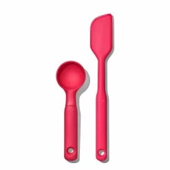 Silicone Cookie Scoop & Small Spatula Set