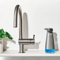 Stainless Steel Foaming Soap Dispenser -Kitchen Supply Store gg 13331100 ss foaming soap dispenser pdp 05