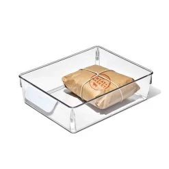 OXO Good Grips Refrigerator Storage Bin 5 In X 10 In -Kitchen Supply Store gg 13346100 8x10infridgeorgbin 101 p