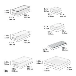 OXO Good Grips 8-Piece Refrigerator Organization Set -Kitchen Supply Store gg 13347200 8pcfridgeorgoverhaulset apdp 01 dim