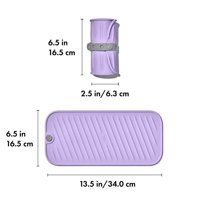 Hot Styling Tool Mat - Lavender 10 Hot Styling Tool Mat - Lavender - Image 10