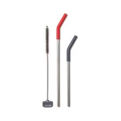 Reusable Straws With Cleaning Brush (3 Pc Set) -Kitchen Supply Store laejocz47q8ulsdyumti