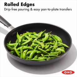 Non-Stick 10 Inch Frying Pan -Kitchen Supply Store oxo 10infrypan rollededges 1