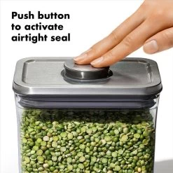 Steel POP Container - Mini Square (0.2 Qt) -Kitchen Supply Store steelpopopenstock 8 4