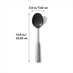 OXO Steel Silicone Cooking Spoon -Kitchen Supply Store stl 3120700 8dim