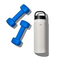 OXO Strive 40 Oz. Handled Water Bottle -Kitchen Supply Store str 11333500 insulatedhandle quartz 08 rgb