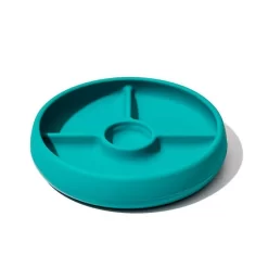 Silicone Divided Plate -Kitchen Supply Store teal divided plate