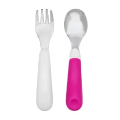 OXO Tot On The Go Fork And Spoon Set -Kitchen Supply Store tot 61103700 2c