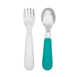 OXO Tot On The Go Fork And Spoon Set -Kitchen Supply Store tot 61132800 2c 1