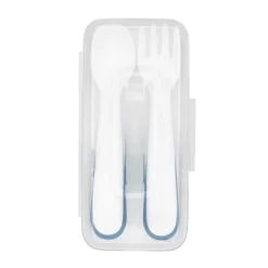 OXO Tot On-the-Go Fork And Spoon Set With Travel Case -Kitchen Supply Store tot 61139300 2a 1