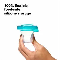 2 Oz Baby Blocks™ Silicone Freezer Storage Containers